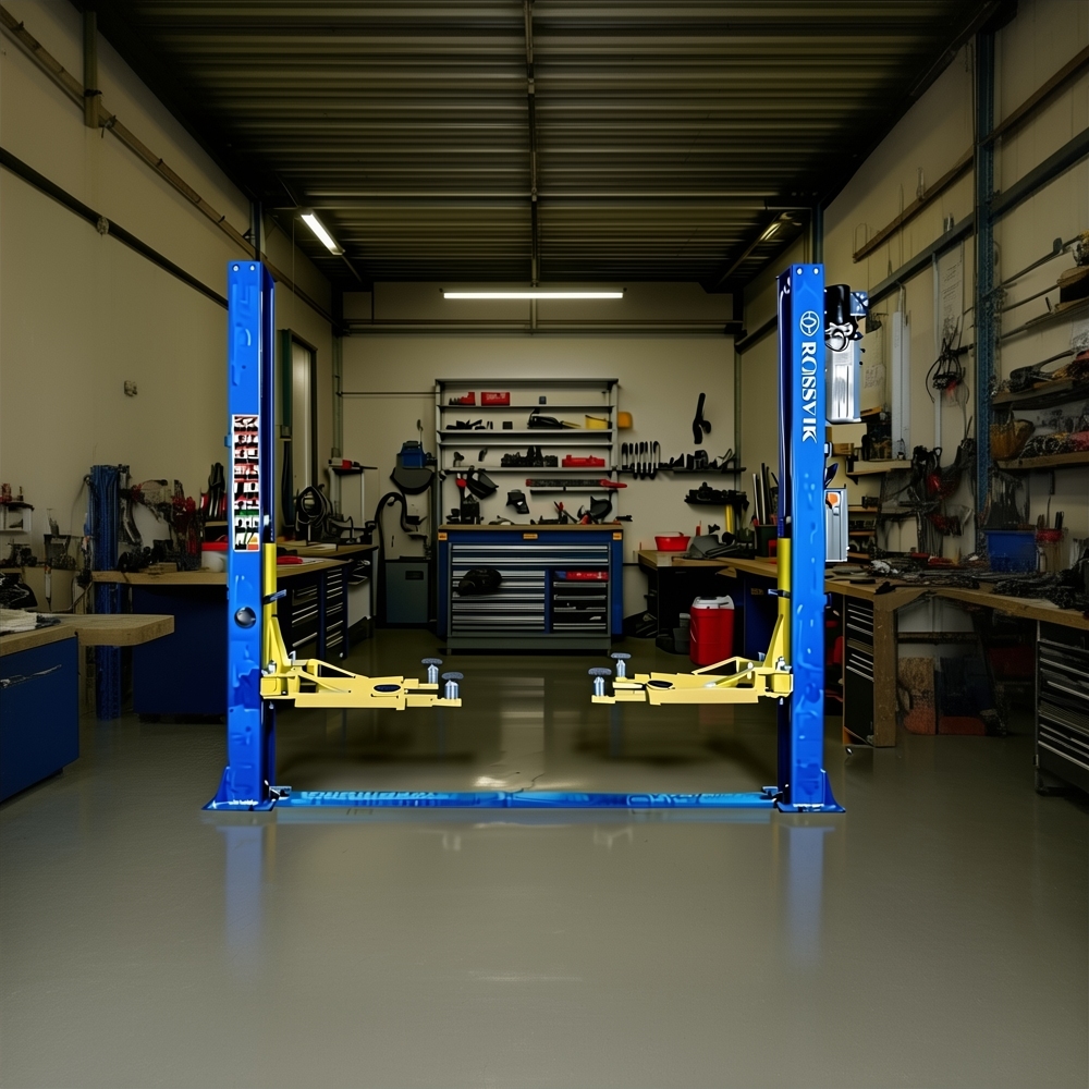 Автомобильный подьёмник для ремонта автомобилей