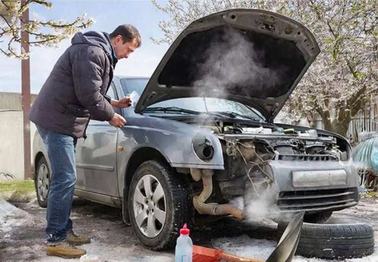 Коллаж о подготовке авто после зимы